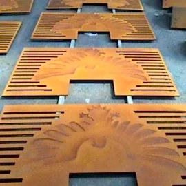 Bahçe için Corten Çelik Çit