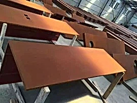 Dekoratif Delikli Corten Çelik Metal Duvar Paneli