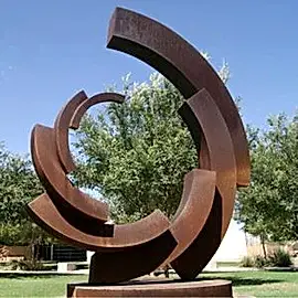 Bahçe ve Park Heykeli Corten Steel