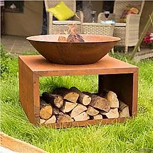 Corten Çelik Düşük Duman Ateş Çukuru GN-FP -304