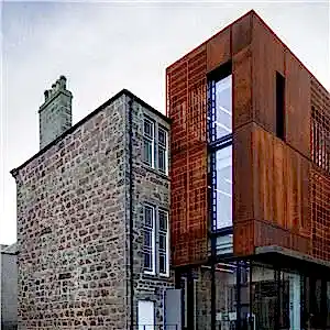 Dış dekoratif metal duvar paneli korden çelik perde duvarı